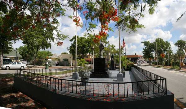 Cuban Memorial Boulevard and Bay of Pigs Monument